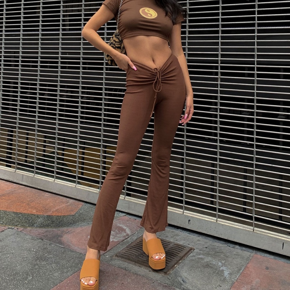 Princess Polly Imogen Brown Pants